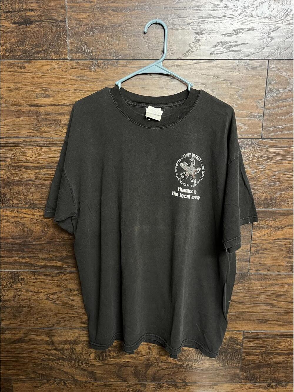 Vintage Faded Limp Bizkit Tour T-shirt Chocolate Starfish XL